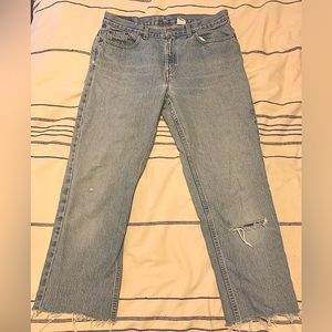 Vintage Cropped Levi’s Jeans